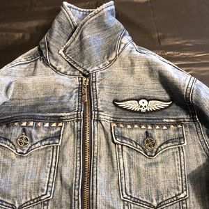 Jean Jacket biker style